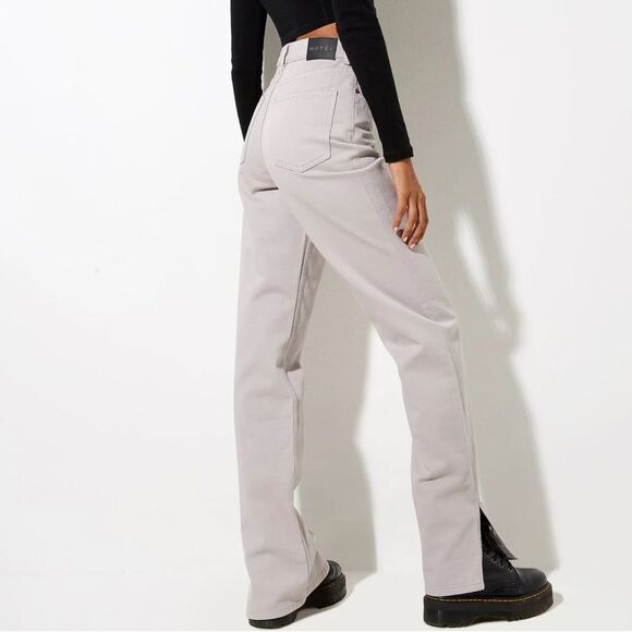 STRAIGHT LEG JEANS IN MOONSTRUCK - MOTEL ROCKS - Picture 2 of 4